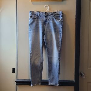 Old Navy Rockstar Skinny Light Wash Mid Rise 5 Pocket Denim Jean Women's Size 12